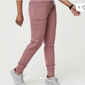 FIGS Womens Jogger Scrub Pants Mauve NWOT Size L Large